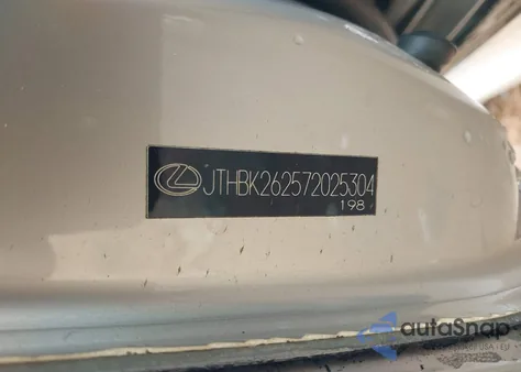 2007 Lexus Is from USA, damaged, VIN JTHBK262572025304